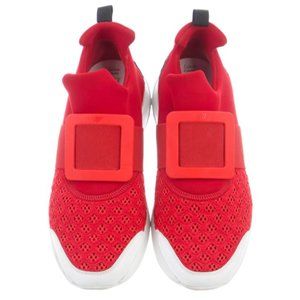 ROGER VIVIER Limited Edition Knit Low-Top Sneakers